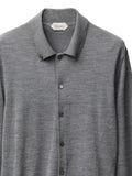 Versace embroidered wool knit cardigan