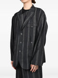 Yohji Yamamoto striped blazer