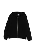 Stüssy zip-up merino-wool hoodie