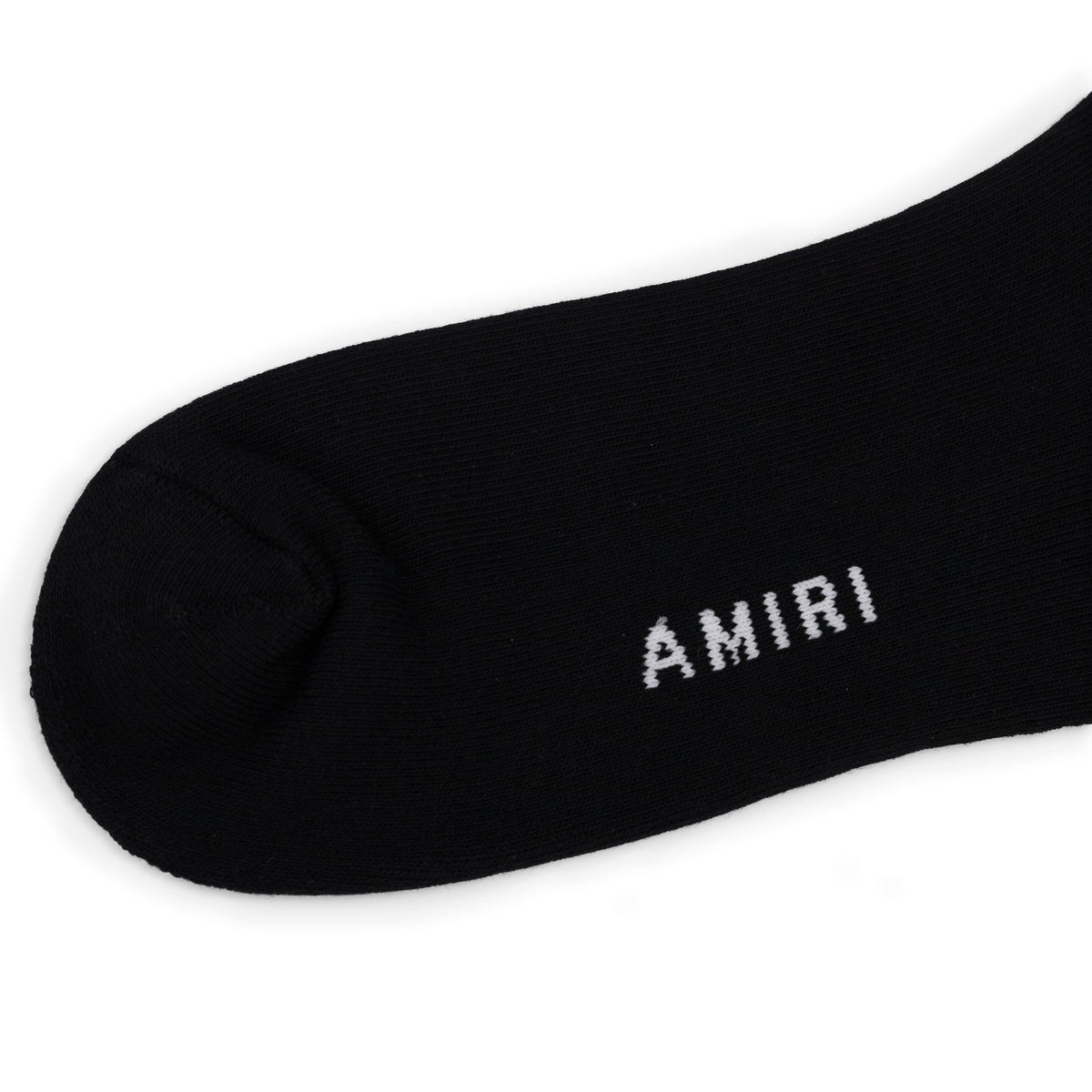 Black/White Varsity Script Sock