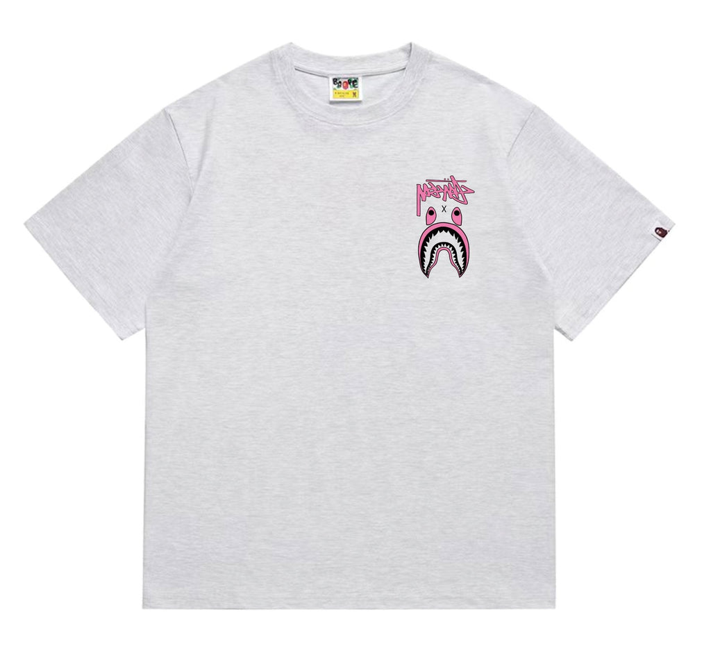 BAPE Contrast Shark Wordmark Graphic T-Shirt