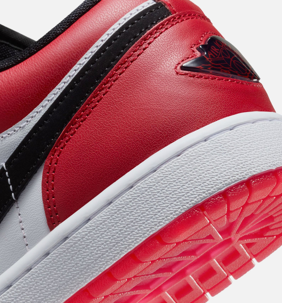 Air Jordan 1 Low SE Men's Sneakers | White/Varsity Red/Black